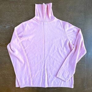 Charter Club 2-ply Cashmere Turtle Neck long sleeve Sweater Size L. Never worn!